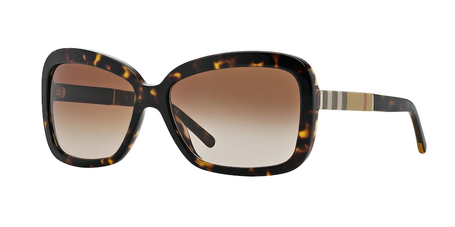 Burberry BE4173 Square Sunglasses  300213-DARK HAVANA 58-15-135 - Color Map havana