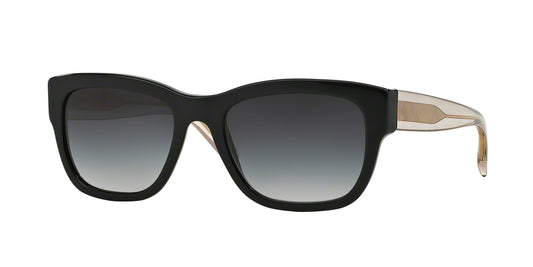 Burberry BE4188 Square Sunglasses  35078G-BLACK 54-19-140 - Color Map black