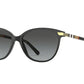 Burberry BE4216 Cat Eye Sunglasses  3001T3-BLACK 57-16-140 - Color Map black