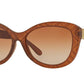 Burberry BE4217 Butterfly Sunglasses  357513-MATTE BROWN 56-16-140 - Color Map brown