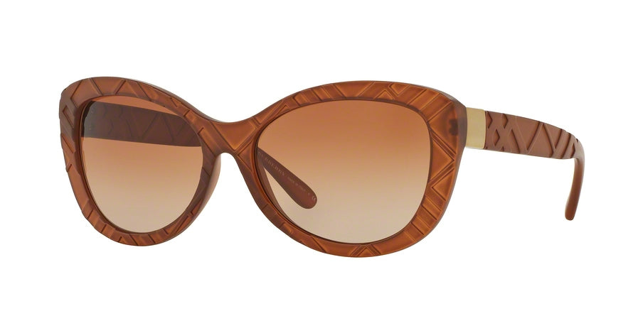 Burberry BE4217 Butterfly Sunglasses  357513-MATTE BROWN 56-16-140 - Color Map brown
