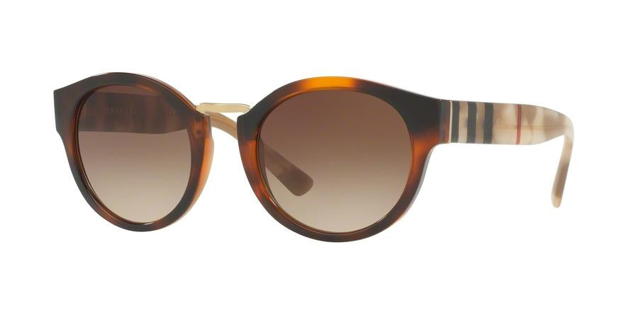 Burberry BE4227 Phantos Sunglasses  360113-LIGHT HAVANA 50-21-140 - Color Map havana