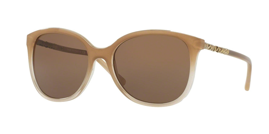 Burberry BE4237 Square Sunglasses  335473-BROWN GRADIENT 57-18-140 - Color Map brown