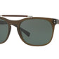 Burberry BE4244F Square Sunglasses  361671-MATTE GREEN 56-19-145 - Color Map green