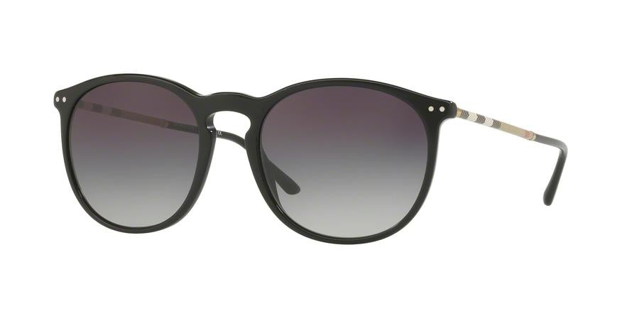 Burberry BE4250Q Phantos Sunglasses  30018G-BLACK 54-19-145 - Color Map black