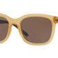 Burberry BE4256 Square Sunglasses  369773-MATTE LIGHT BROWN 54-21-145 - Color Map light brown