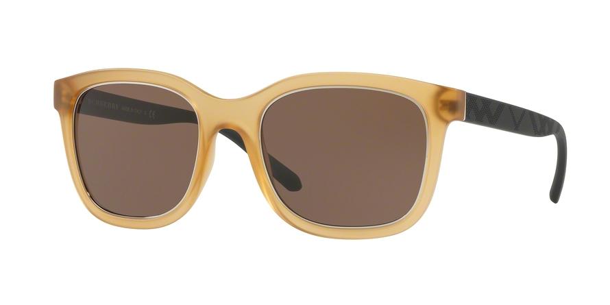 Burberry BE4256 Square Sunglasses  369773-MATTE LIGHT BROWN 54-21-145 - Color Map light brown