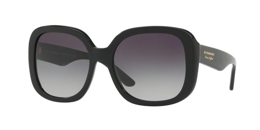 Burberry BE4259F Square Sunglasses  30018G-BLACK 56-18-140 - Color Map black