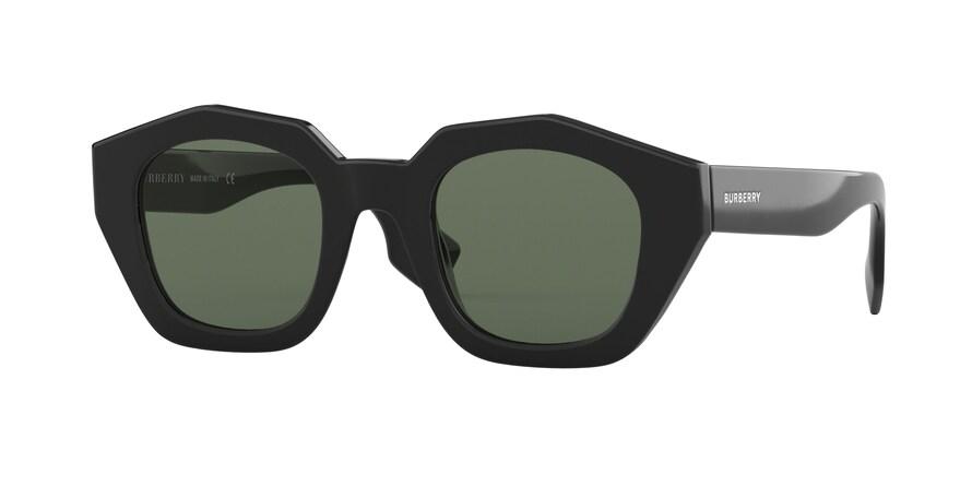 Burberry BE4288F Irregular Sunglasses  300171-BLACK 46-23-140 - Color Map black