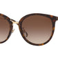 Burberry BE4289D Round Sunglasses  300213-DARK HAVANA 56-20-145 - Color Map havana
