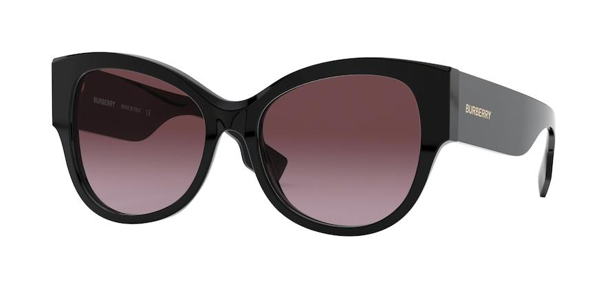 Burberry BE4294F Butterfly Sunglasses  30018H-BLACK 54-17-140 - Color Map black