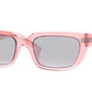 Burberry BE4321 Rectangle Sunglasses  388187-PINK 52-19-140 - Color Map pink