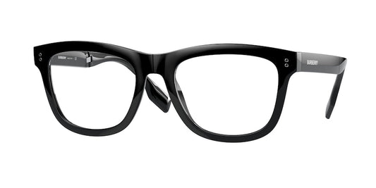Burberry MILLER BE4341 Rectangle Sunglasses  3001SB-BLACK 55-20-145 - Color Map black