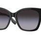Burberry RUTH BE4345 Square Sunglasses  39778G-BLACK/PRINT TB/CRYSTAL 54-17-140 - Color Map black