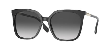 Burberry EMILY BE4347F Square Sunglasses  30018G-BLACK 56-17-140 - Color Map black