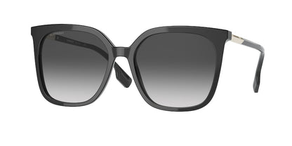 Burberry EMILY BE4347 Square Sunglasses  30018G-BLACK 56-17-140 - Color Map black