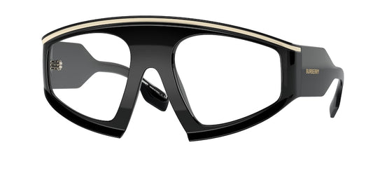 Burberry BROOKE BE4353 Irregular Sunglasses  30011W-BLACK 56-22-135 - Color Map black