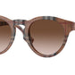 Burberry REID BE4359F Phantos Sunglasses  396713-CHECK BROWN 51-23-145 - Color Map brown