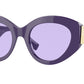 Burberry SOPHIA BE4361F Cat Eye Sunglasses  39891A-VIOLET 51-20-135 - Color Map violet