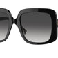Burberry PENELOPE BE4363 Square Sunglasses  30018G-BLACK 55-19-140 - Color Map black
