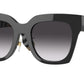 Burberry KITTY BE4364F Square Sunglasses  39428G-BLACK 51-21-145 - Color Map black