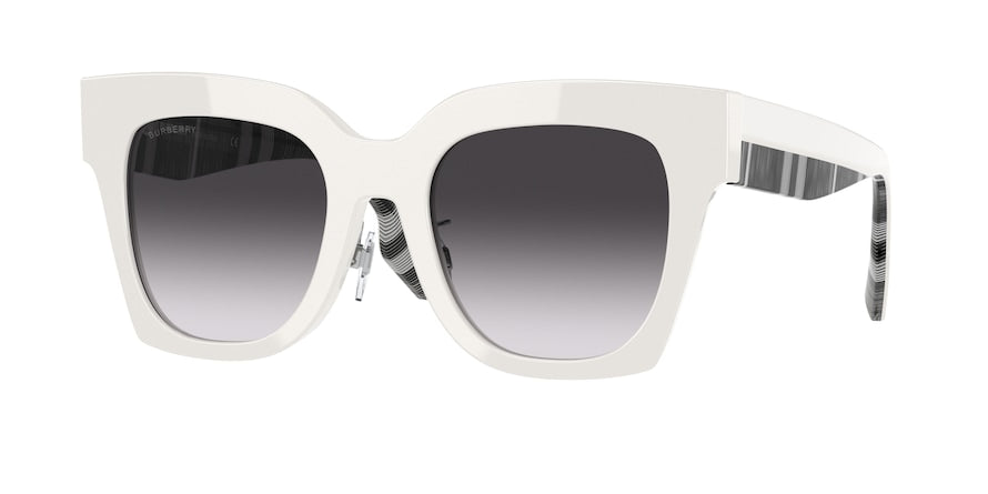 Burberry KITTY BE4364F Square Sunglasses  39958G-WHITE 51-21-145 - Color Map white