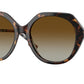 Burberry VANESSA BE4375 Irregular Sunglasses  4017T5-DARK HAVANA 55-18-140 - Color Map havana