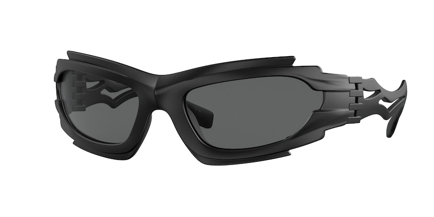 Burberry MARLOWE BE4384 Irregular Sunglasses  346487-BLACK 62-19-125 - Color Map black