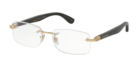 Bvlgari BV1086TK Rectangle Eyeglasses  393-GOLD PLATED 55-17-145 - Color Map gold