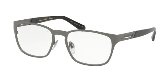 Bvlgari BV1098TK Rectangle Eyeglasses  2040-TITANIUM PLATED MATTE 55-19-145 - Color Map gunmetal