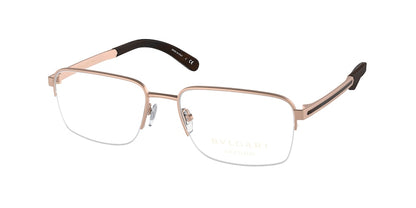 Bvlgari BV1112K Rectangle Eyeglasses  2006-MATTE PINK GOLD PLATED 56-18-145 - Color Map gold