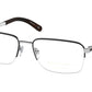 Bvlgari BV1112K Rectangle Eyeglasses  2007-MATTE SILVER PLATED 56-18-145 - Color Map silver