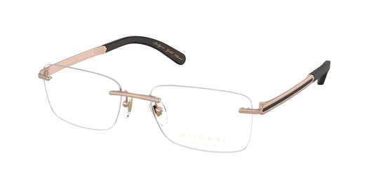 Bvlgari BV1120K Rectangle Eyeglasses  2006-MATTE PINK GOLD PLATED 57-18-145 - Color Map gold