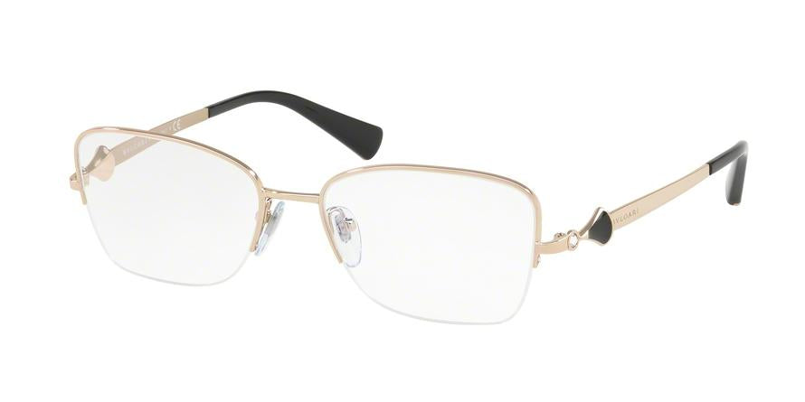 Bvlgari BV2195B Butterfly Eyeglasses  2014-PINK GOLD 54-17-140 - Color Map gold