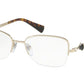 Bvlgari BV2195B Butterfly Eyeglasses  278-PALE GOLD 54-17-140 - Color Map gold