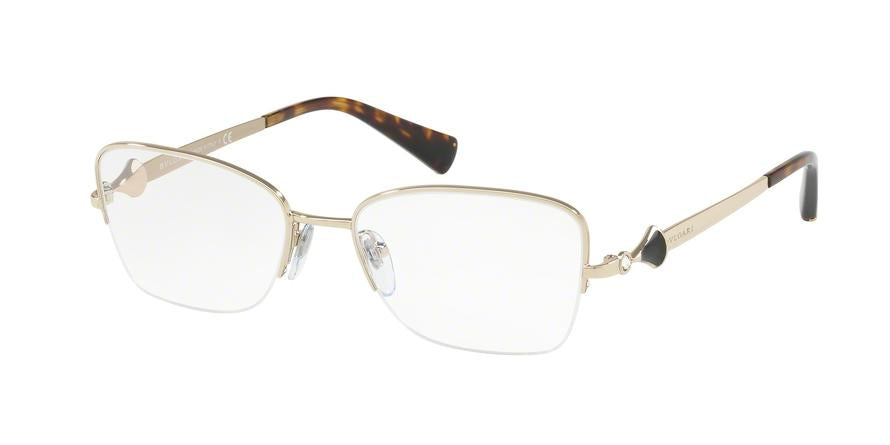Bvlgari BV2195B Butterfly Eyeglasses  278-PALE GOLD 54-17-140 - Color Map gold