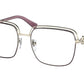 Bvlgari BV2226B Square Eyeglasses  2035-PINK GOLD/PURPLE 54-17-140 - Color Map violet