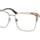 Bvlgari BV2230 Cat Eye Eyeglasses  278-PALE GOLD 54-17-140 - Color Map gold