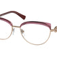 Bvlgari BV2233B Phantos Eyeglasses  2054-PINK GOLD/CHERRY 52-16-140 - Color Map purple/reddish