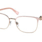 Bvlgari BV2234B Rectangle Eyeglasses  2057-PINK GOLD/PINK 54-16-140 - Color Map pink