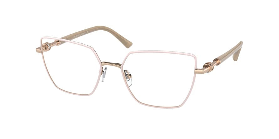 Bvlgari BV2236 Irregular Eyeglasses  2063-PINK GOLD/CHAMPAGNE 52-17-140 - Color Map pink