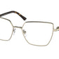 Bvlgari BV2236 Irregular Eyeglasses  278-PALE GOLD 54-17-140 - Color Map gold