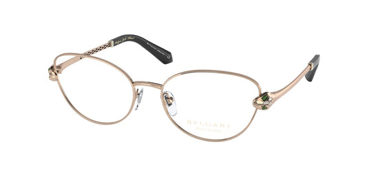 Bvlgari BV2237KB Oval Eyeglasses  2014-PINK GOLD PLATED 55-17-140 - Color Map gold