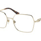 Bvlgari BV2240 Square Eyeglasses  278-PALE GOLD 54-17-140 - Color Map gold