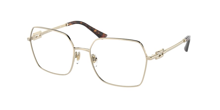Bvlgari BV2240 Square Eyeglasses  278-PALE GOLD 54-17-140 - Color Map gold