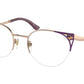 Bvlgari BV2243 Phantos Eyeglasses  2067-PINK GOLD/PURPLE 53-20-140 - Color Map violet
