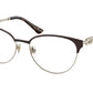 Bvlgari BV2247 Cat Eye Eyeglasses  2034-PALE GOLD/BROWN 54-17-140 - Color Map gold