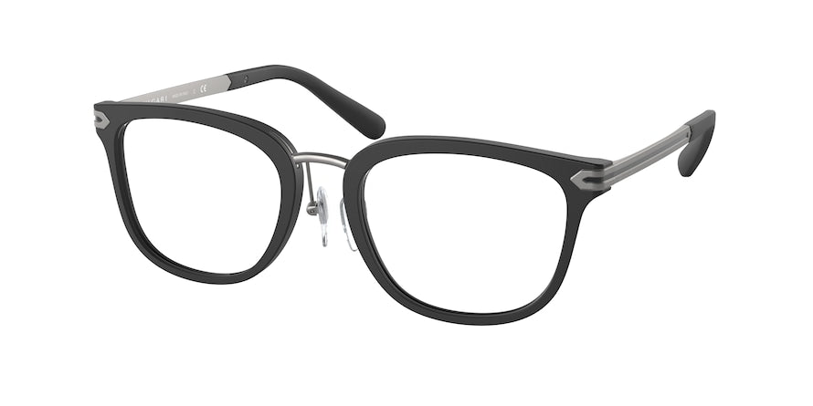 Bvlgari BV3046 Square Eyeglasses  5313-MATTE BLACK 53-20-145 - Color Map black