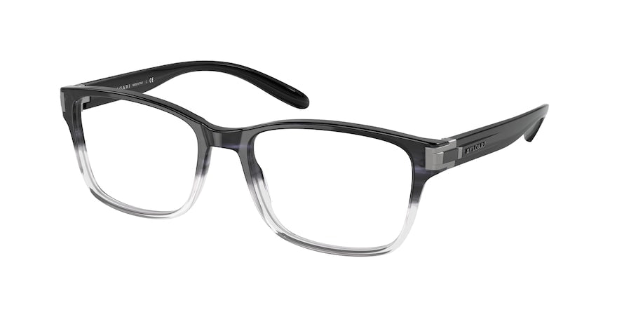 Bvlgari BV3051 Rectangle Eyeglasses  5484-STRIPED GRADIENT GREY 55-18-145 - Color Map grey