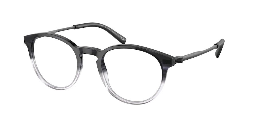 Bvlgari BV3052 Phantos Eyeglasses  5484-STRIPED BLACK GRADIENT GREY 50-21-145 - Color Map grey
